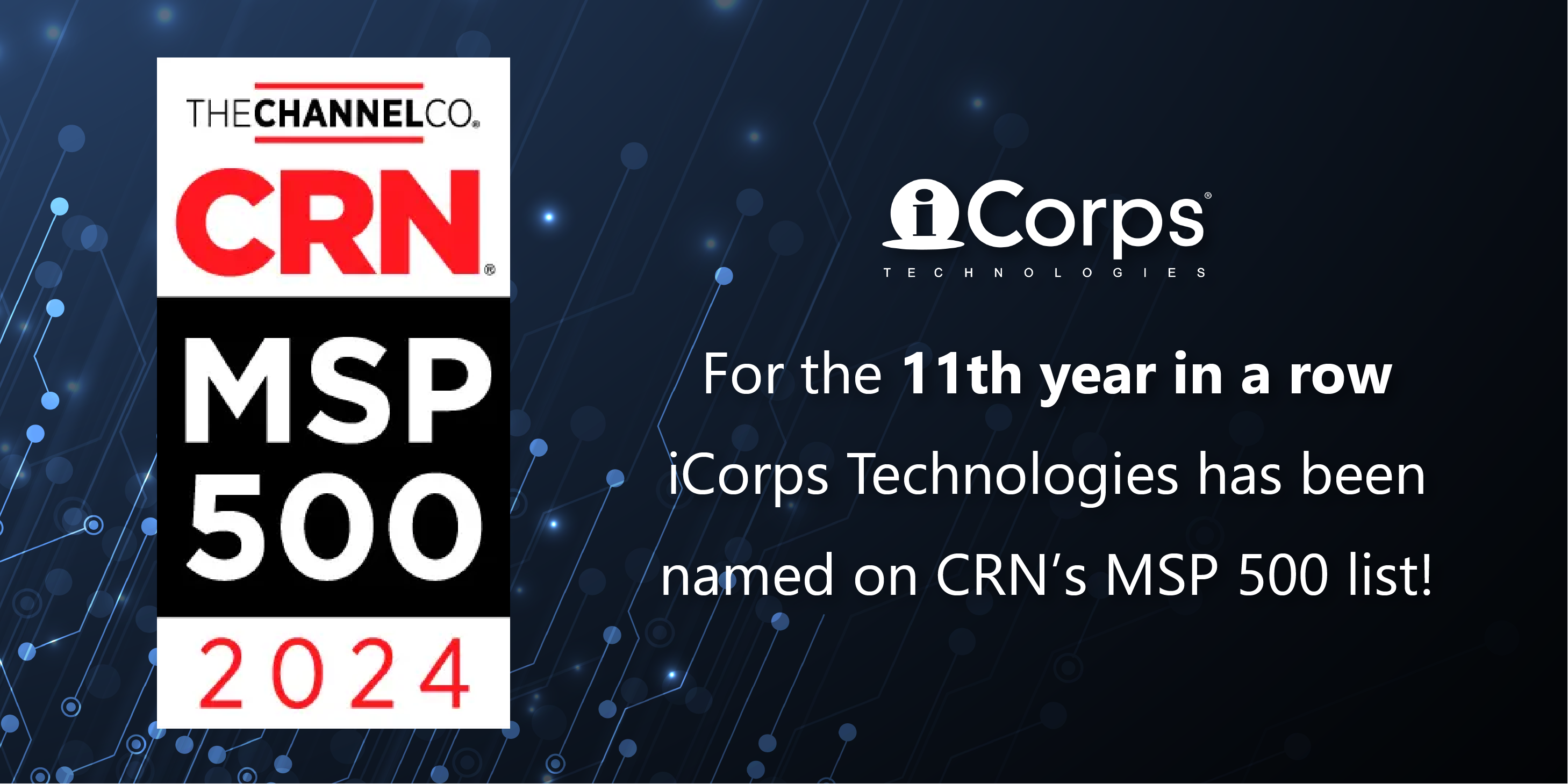 ICorps Technologies Recognized On CRN's 2024 MSP 500 List